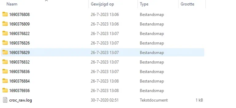 KeyCroc resultaten in Arming mode